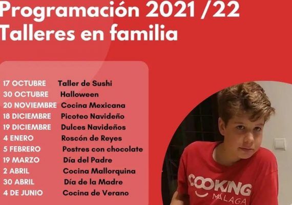 Talleres de cocina para niños y en familia con Cooking Málaga