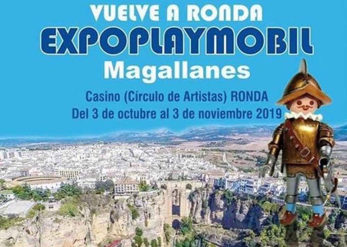 Exposición de Clicks de Playmobil en Ronda sobre la vuelta al mundo de Magallanes