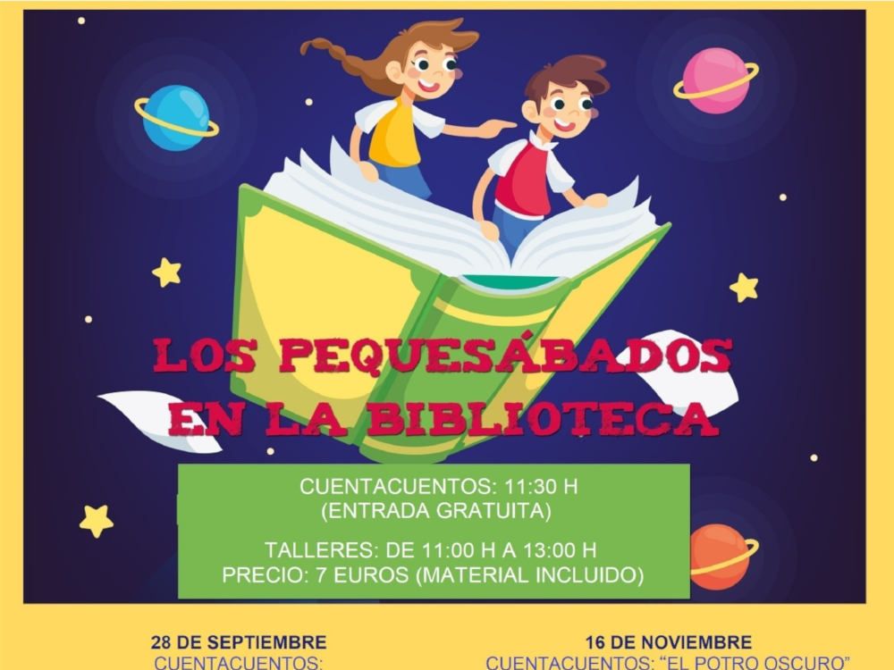 Cuentacuentos y talleres para niños en la biblioteca de Antequera