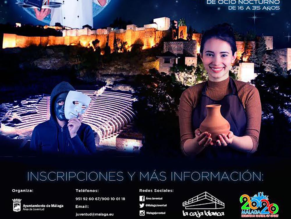Actividades gratis para jóvenes en noviembre con Alterna en la noche Málaga