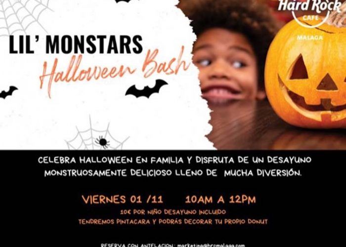 Desayuno de miedo en familia para Halloween en Hard Rock Málaga