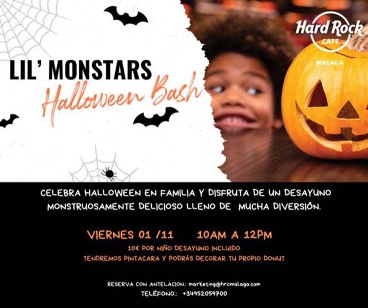 Desayuno de miedo en familia para Halloween en Hard Rock Málaga