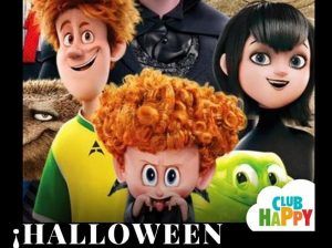Halloween para niños en Club Happy Málaga con temática de Hotel Transylvania