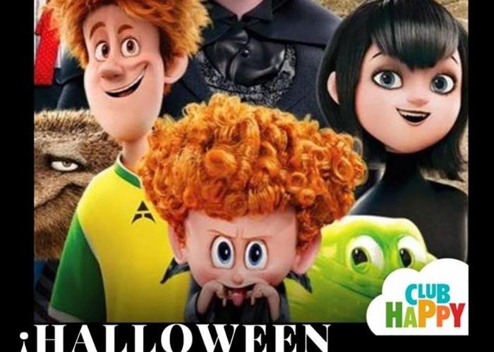 Halloween para niños en Club Happy Málaga con temática de Hotel Transylvania