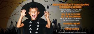 Halloween en Selwo Aventura, Selwo Marina y Teleférico de Benalmádena: entrada gratis para niños disfrazados