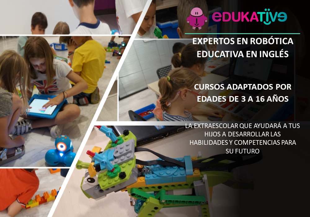 Edukative: Robótica educativa en inglés para niños de entre 3 y 16 años en Málaga
