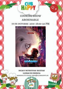 Taller de cocina para niños sobre la película ‘Abominable’ en Club Happy Málaga