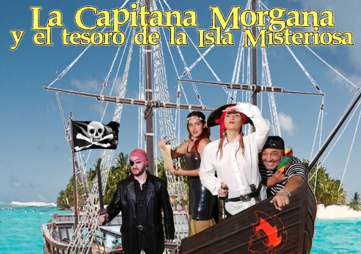 Teatro ‘La capitana Morgana y el tesoro de la Isla Misteriosa’ para toda la familia en Cártama (Málaga)
