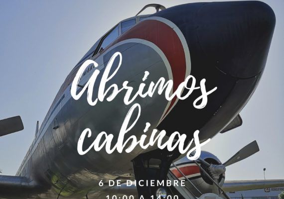 Entrada gratis a cabinas de aviones del Museo Aeronáutico de Málaga el 6 de diciembre