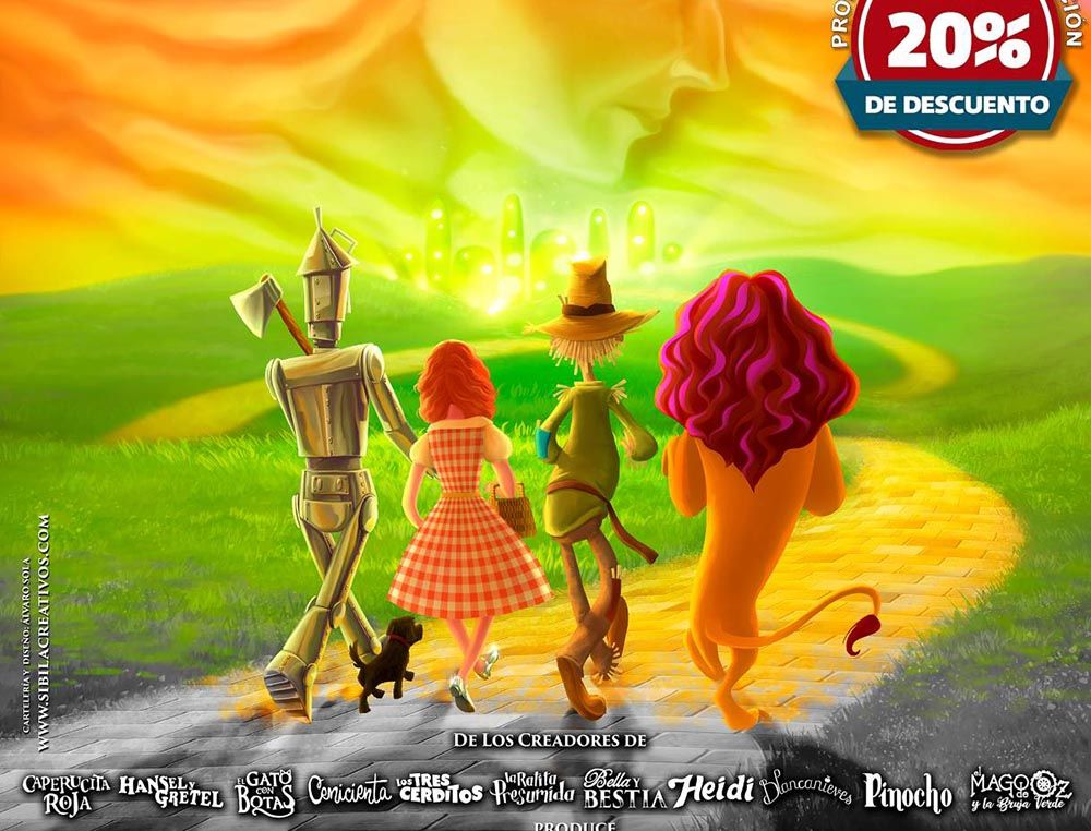 El espectáculo familiar ‘El Mago de Oz’ llega al Teatro ESAD de Málaga