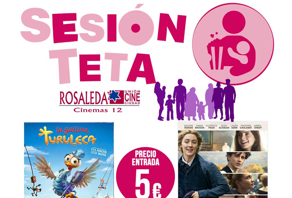 Películas para toda la familia con la Sesión Teta en Multicines Rosaleda (Málaga)
