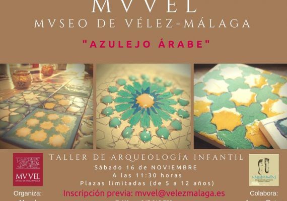 Taller gratis de arqueología infantil el sábado 16 de noviembre en Vélez-Málaga con ArqueoRutas