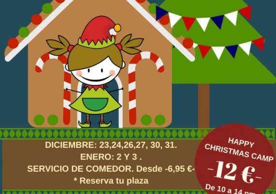 Campamento de Navidad con actividades en inglés con Club Happy Málaga