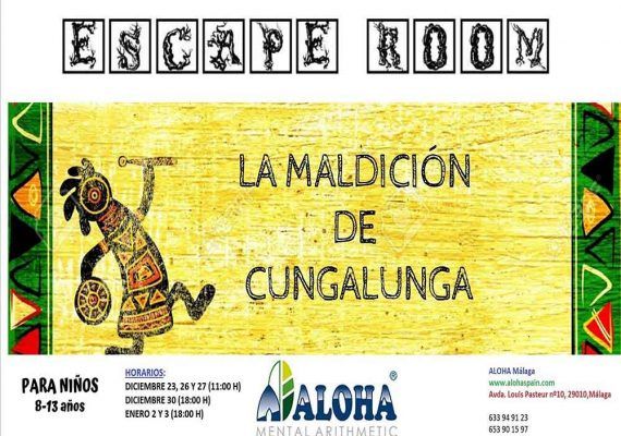 Escape Room para niños en Navidad con Aloha Mental Málaga