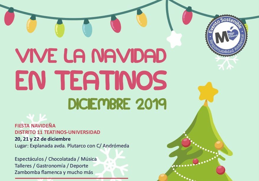 Actividades gratis para niños en Navidad en Teatinos