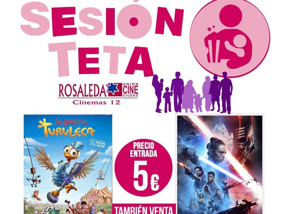 Películas para toda la familia con la Sesión Teta en Multicines Rosaleda (Málaga)