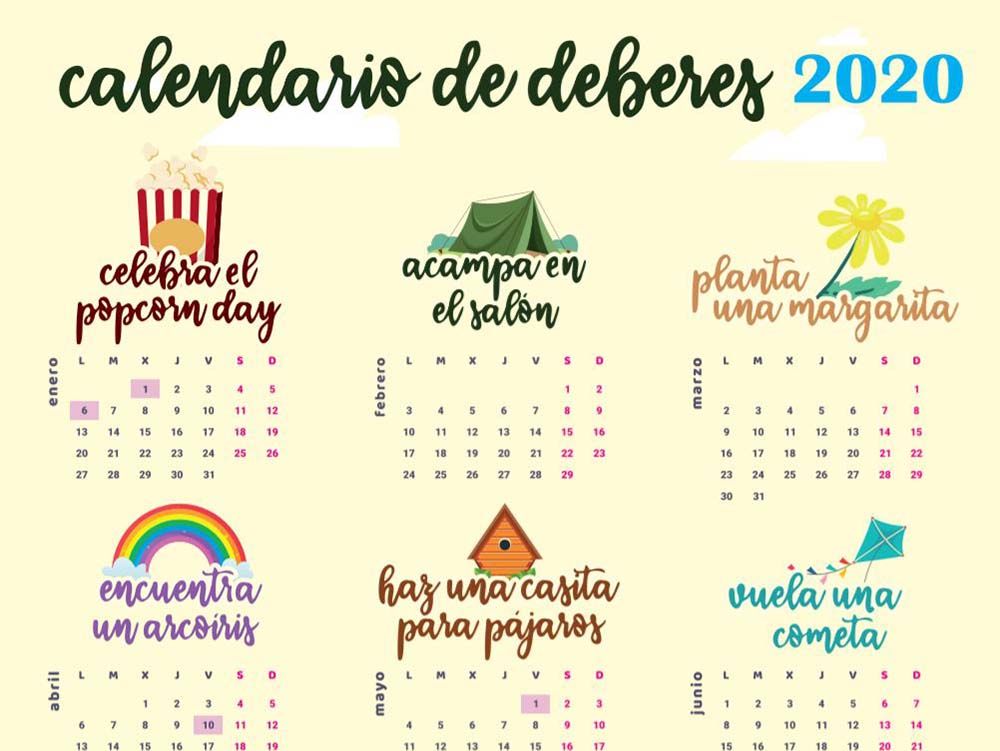 Descubre el divertido calendario de ‘deberes’ y las extraescolares de Aloha Málaga
