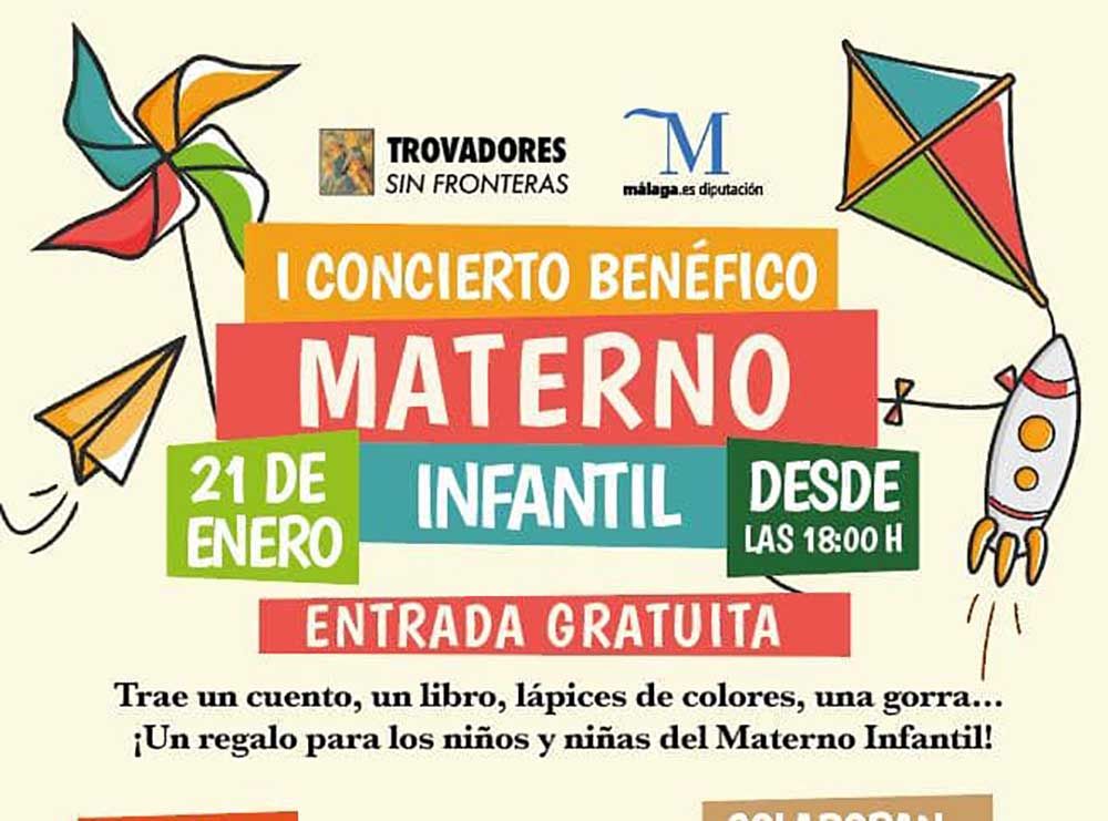 Concierto benéfico a favor de los niños del Materno Infantil en Málaga