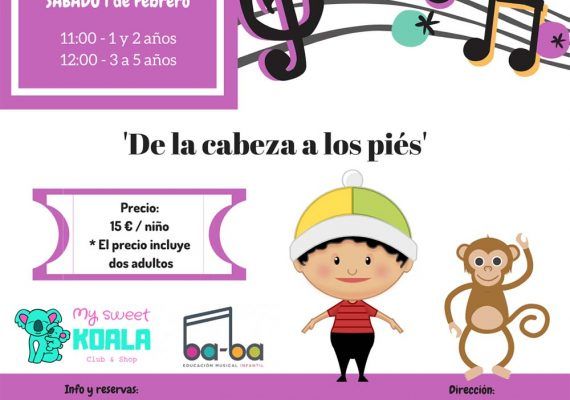 Cuentacuentos musical para bebés y niños en el Rincón de la Victoria