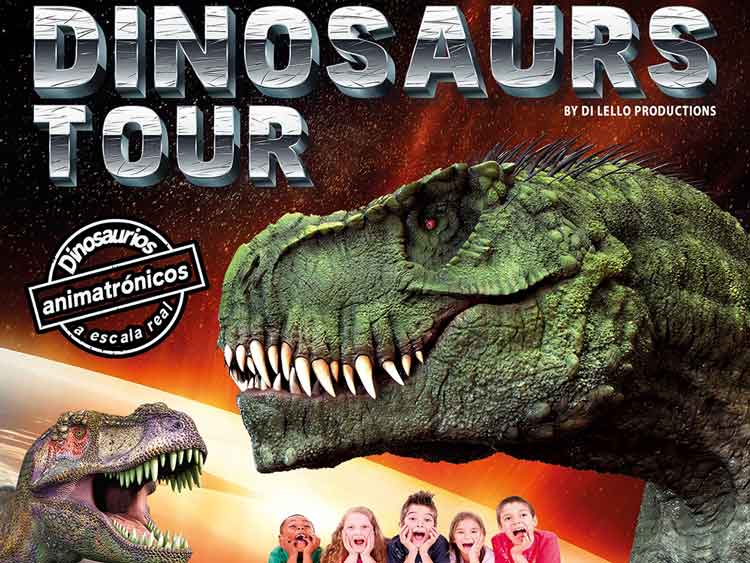 La exposición para niños ‘Dinosaurs Tour’ llega al Recinto Ferial de Málaga