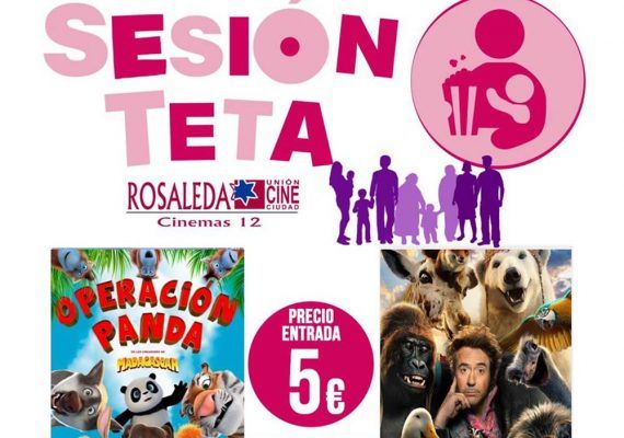 Sesión Teta: películas para disfrutar en familia en Multicines Rosaleda (Málaga)