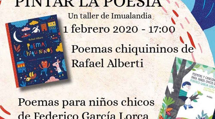 Taller gratis de poesía y pintura para niños en la Librería Luces de Málaga