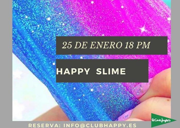 Taller de slime para niños en Club Happy Málaga