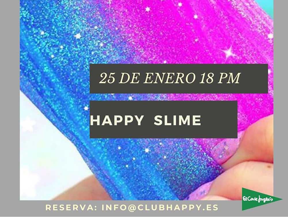 Taller de slime para niños en Club Happy Málaga