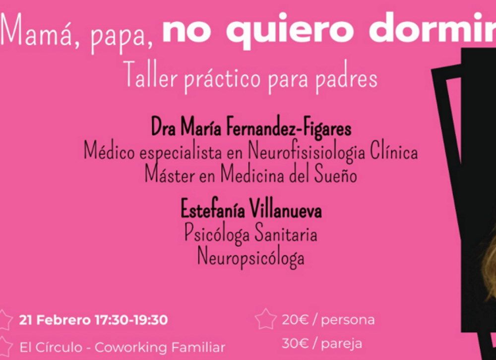 Taller práctico para padres y madres sobre el sueño infantil en El Círculo (Málaga)