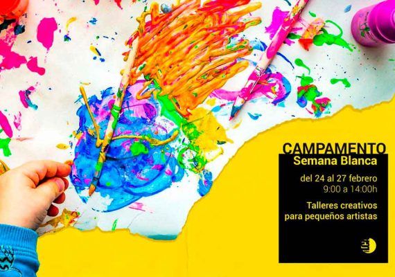 Campamento para niños sobre arte en Semana Blanca con La Casa Amarilla