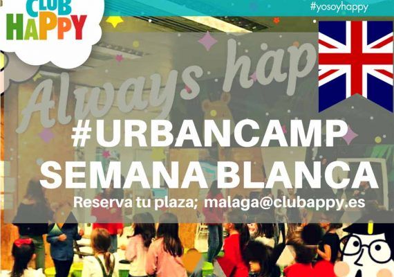 Campamento de Semana Blanca con juegos para niños en Club Happy Málaga