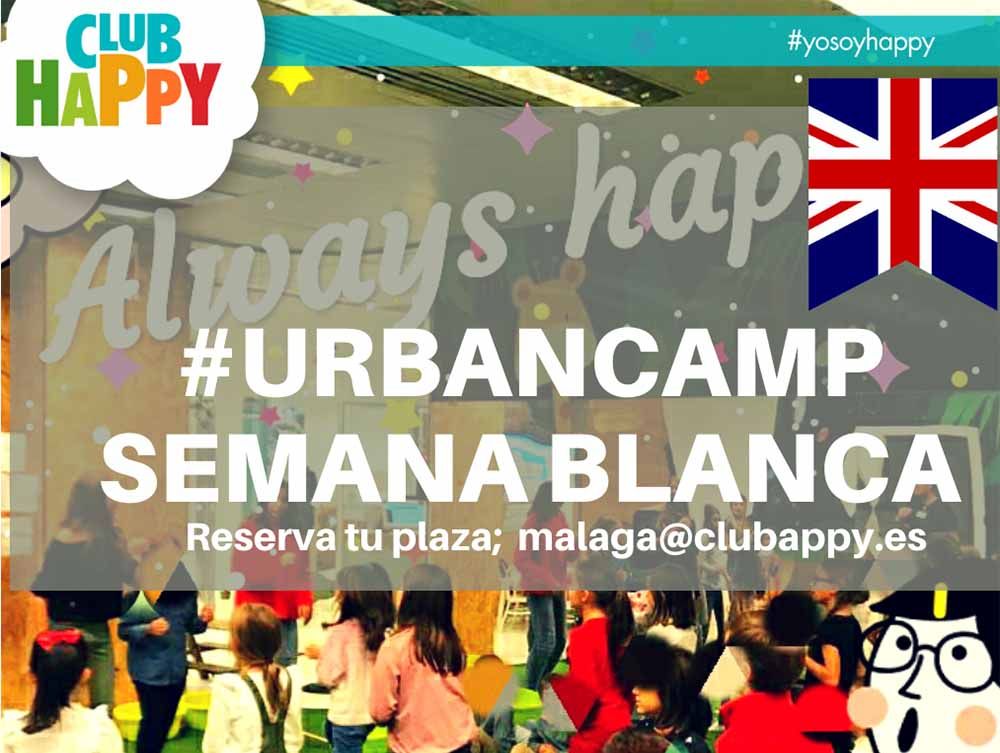 Campamento de Semana Blanca con juegos para niños en Club Happy Málaga