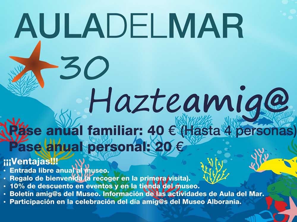Descubre el pase anual del Aula del Mar de Málaga con ventajas para toda la familia
