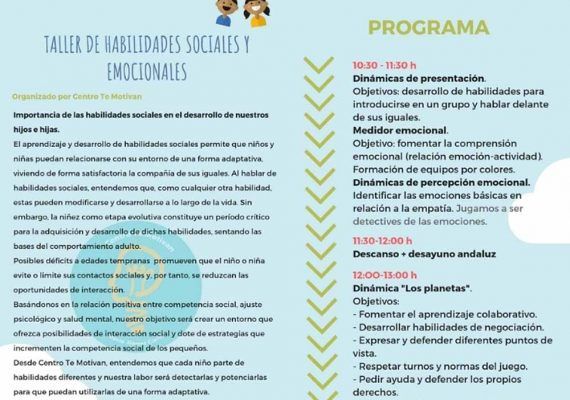 Escape room social para niños y taller de autoestima para mujeres en Te Motivan Málaga