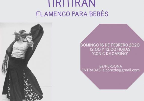 Taller de flamenco para bebés con EM3 Educación Musical en la escuela ‘Con C de cariño’