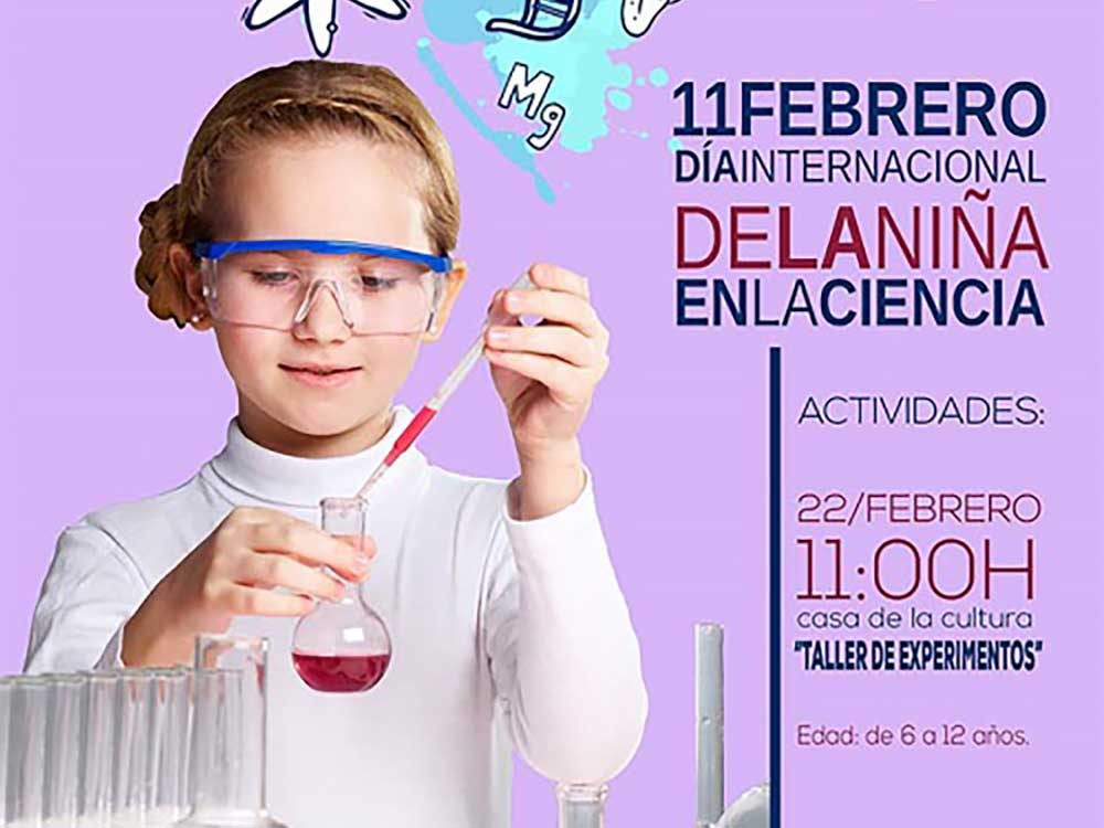 Taller gratis por el Día Internacional de la Niña en la Ciencia en Pizarra