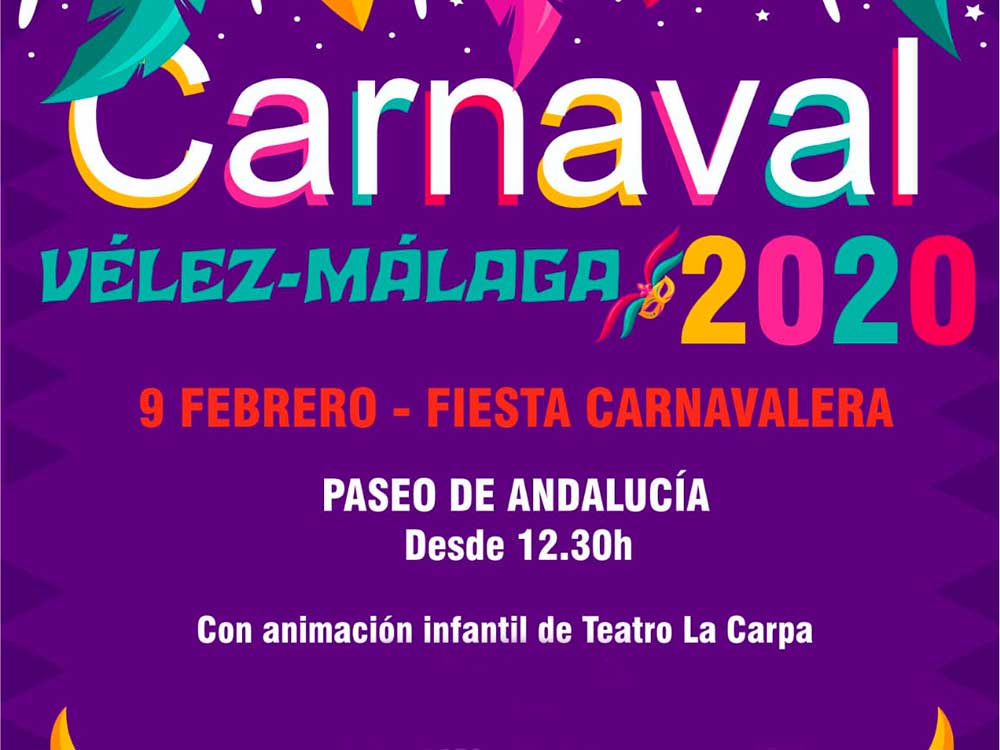 Actividades gratis para niños en el Carnaval de Vélez-Málaga