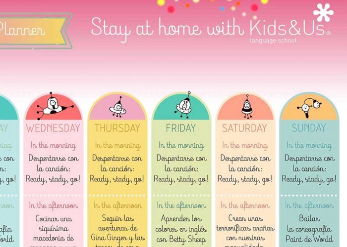 Actividades en inglés para hacer en casa con niños de la mano de Kids&Us