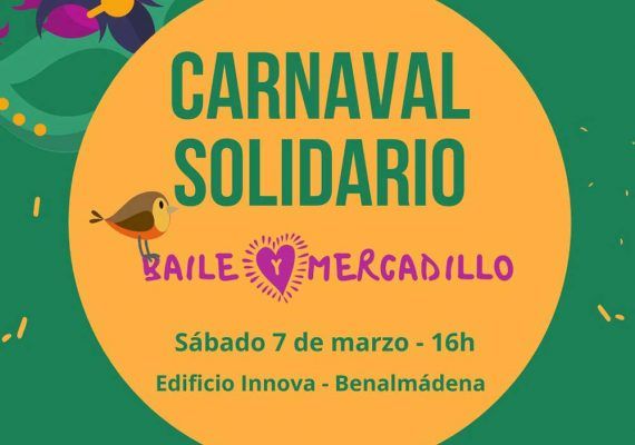 Carnaval y mercadillo solidario brasileño para niños y niñas en Benalmádena
