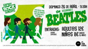 Concierto para toda la familia sobre Los Beatles en la Sala Trinchera (Málaga)