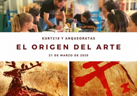 Taller de arte prehistórico para niños con ArqueoRutas y Kurt218 en Mollina (Málaga)