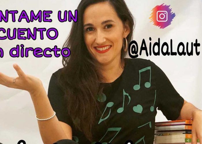 Canciones y cuentos para niños en directo con Aida Laut los domingos por Instagram
