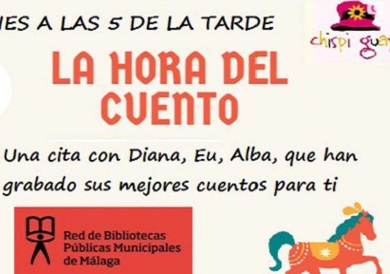 Cuentacuentos en inglés y español para niños con las Bibliotecas Públicas de Málaga
