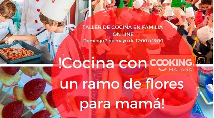 Taller de cocina en familia con Cooking Málaga por el Día de la Madre