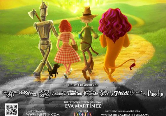 Teatro para niños ‘El Mago de Oz’ online y gratis con Jabetín Teatro este fin de semana