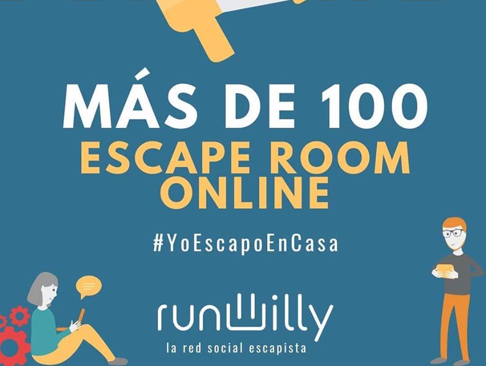 Escape rooms online para toda la familia con la red social Runwilly