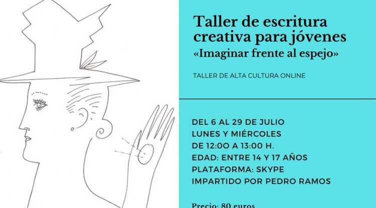 Taller online de escritura creativa para adolescentes con la Fundación Rafael Pérez Estrada