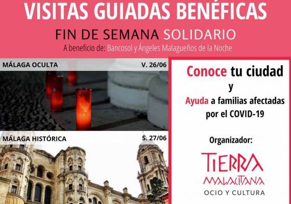 Visitas guiadas benéficas por el centro de Málaga para toda la familia