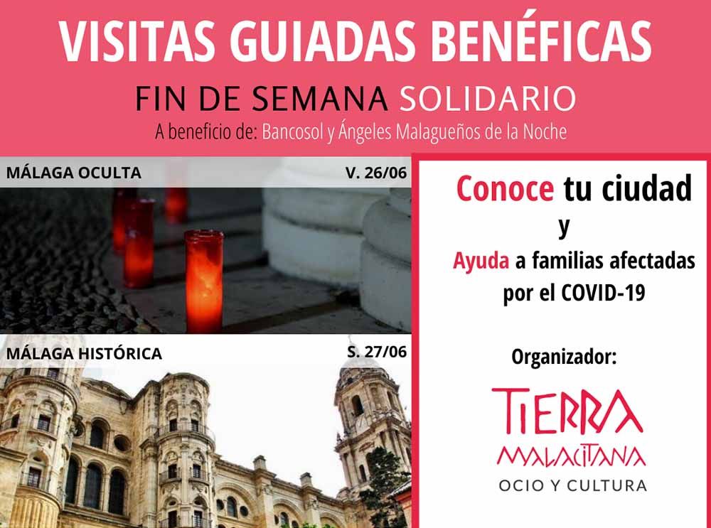 Visitas guiadas benéficas por el centro de Málaga para toda la familia