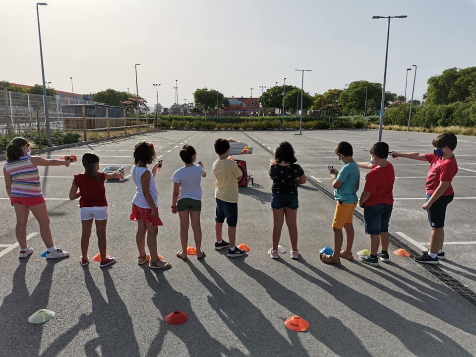 Celebración de cumpleaños infantiles al aire libre en Málaga con Sportislive